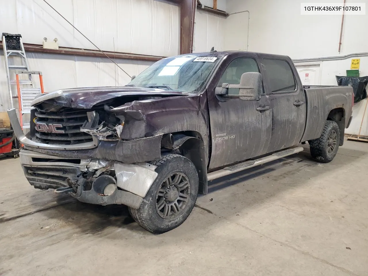 2009 GMC Sierra K2500 Heavy Duty VIN: 1GTHK436X9F107801 Lot: 46918634