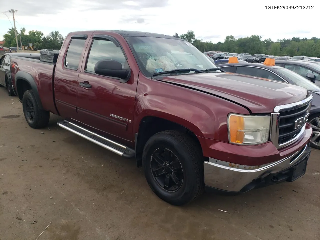 2009 GMC Sierra K1500 Sle VIN: 1GTEK29039Z213712 Lot: 56802054