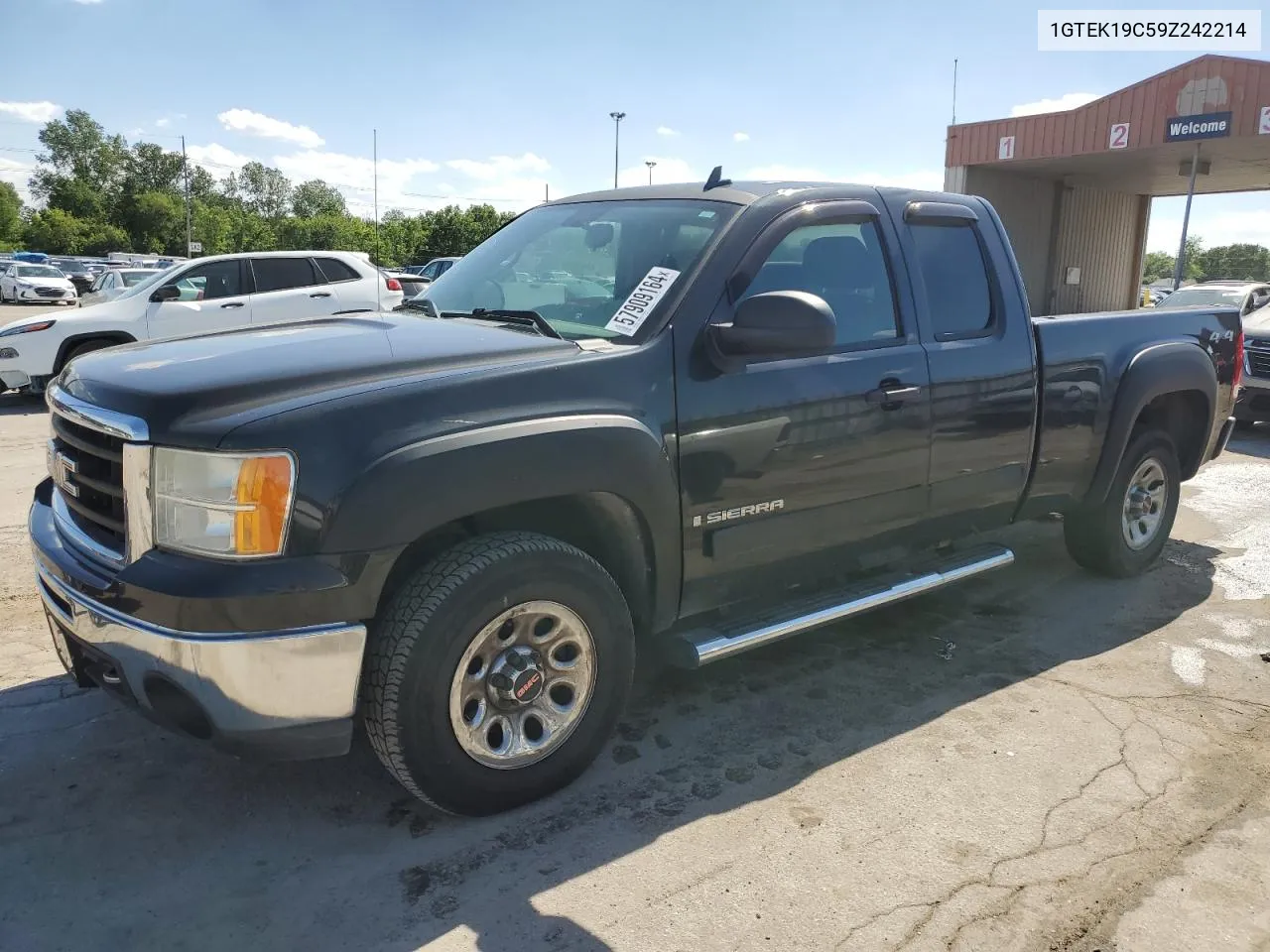 2009 GMC Sierra K1500 VIN: 1GTEK19C59Z242214 Lot: 57909164