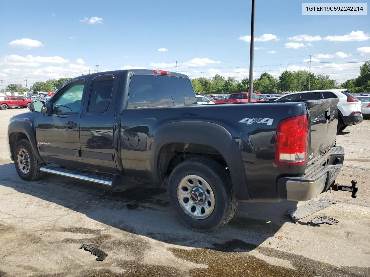 1GTEK19C59Z242214 2009 GMC Sierra K1500