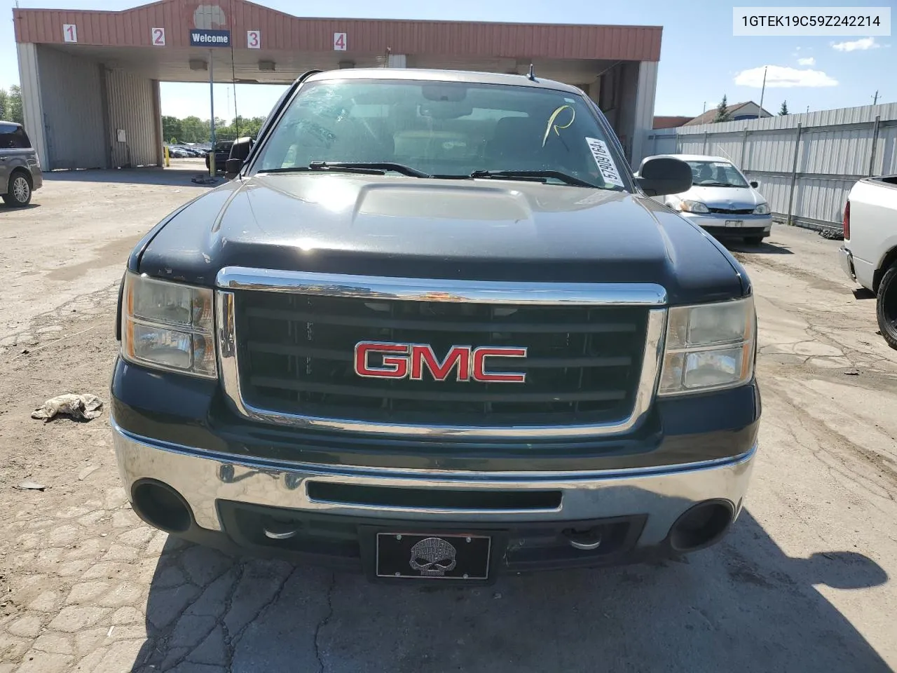 2009 GMC Sierra K1500 VIN: 1GTEK19C59Z242214 Lot: 57909164