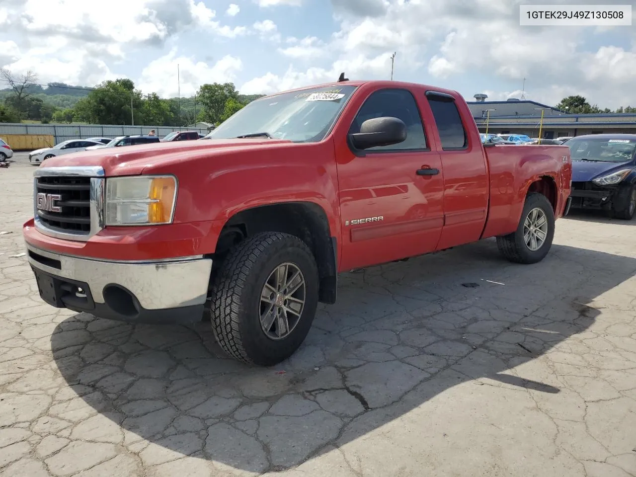 2009 GMC Sierra K1500 Sle VIN: 1GTEK29J49Z130508 Lot: 58025844