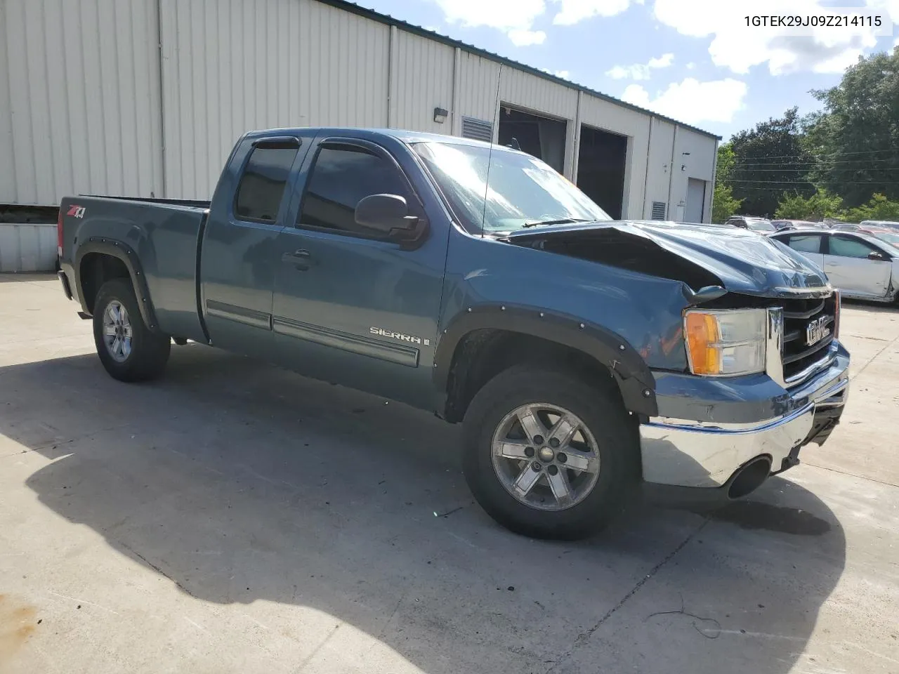 2009 GMC Sierra K1500 Sle VIN: 1GTEK29J09Z214115 Lot: 59465054