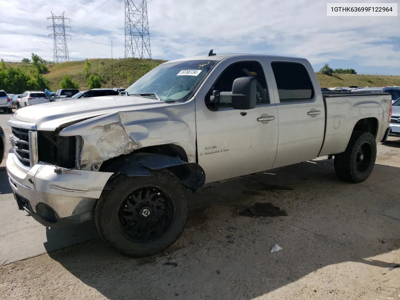 2009 GMC Sierra K2500 Slt VIN: 1GTHK63699F122964 Lot: 59768734