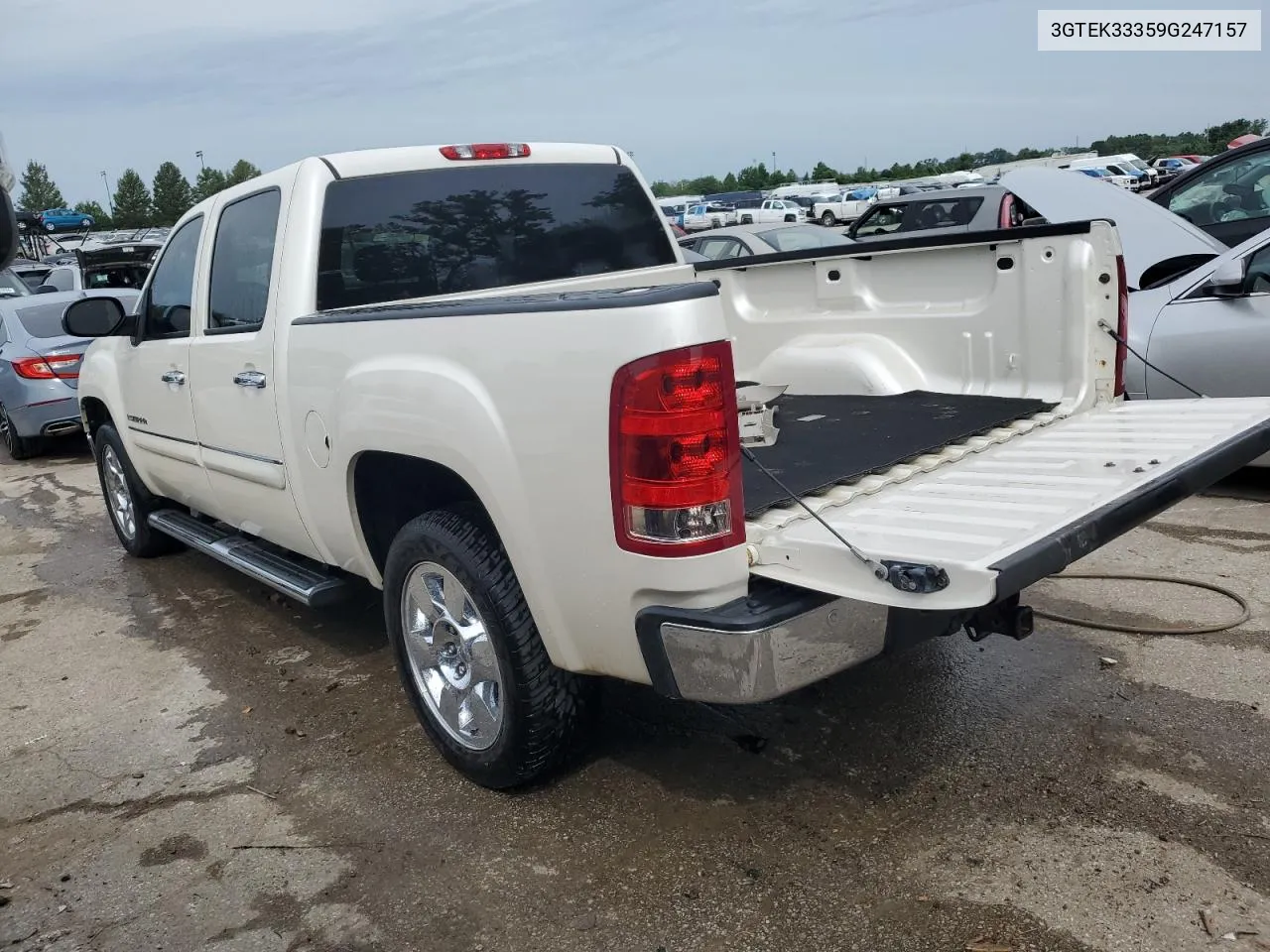 2009 GMC Sierra K1500 Slt VIN: 3GTEK33359G247157 Lot: 59822534