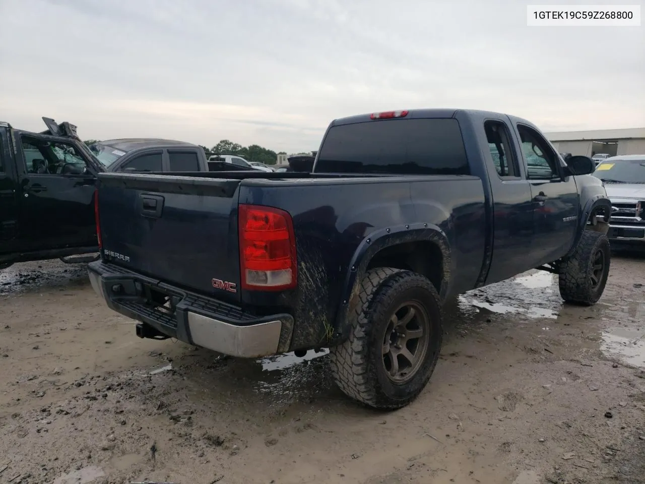 2009 GMC Sierra K1500 VIN: 1GTEK19C59Z268800 Lot: 61612294