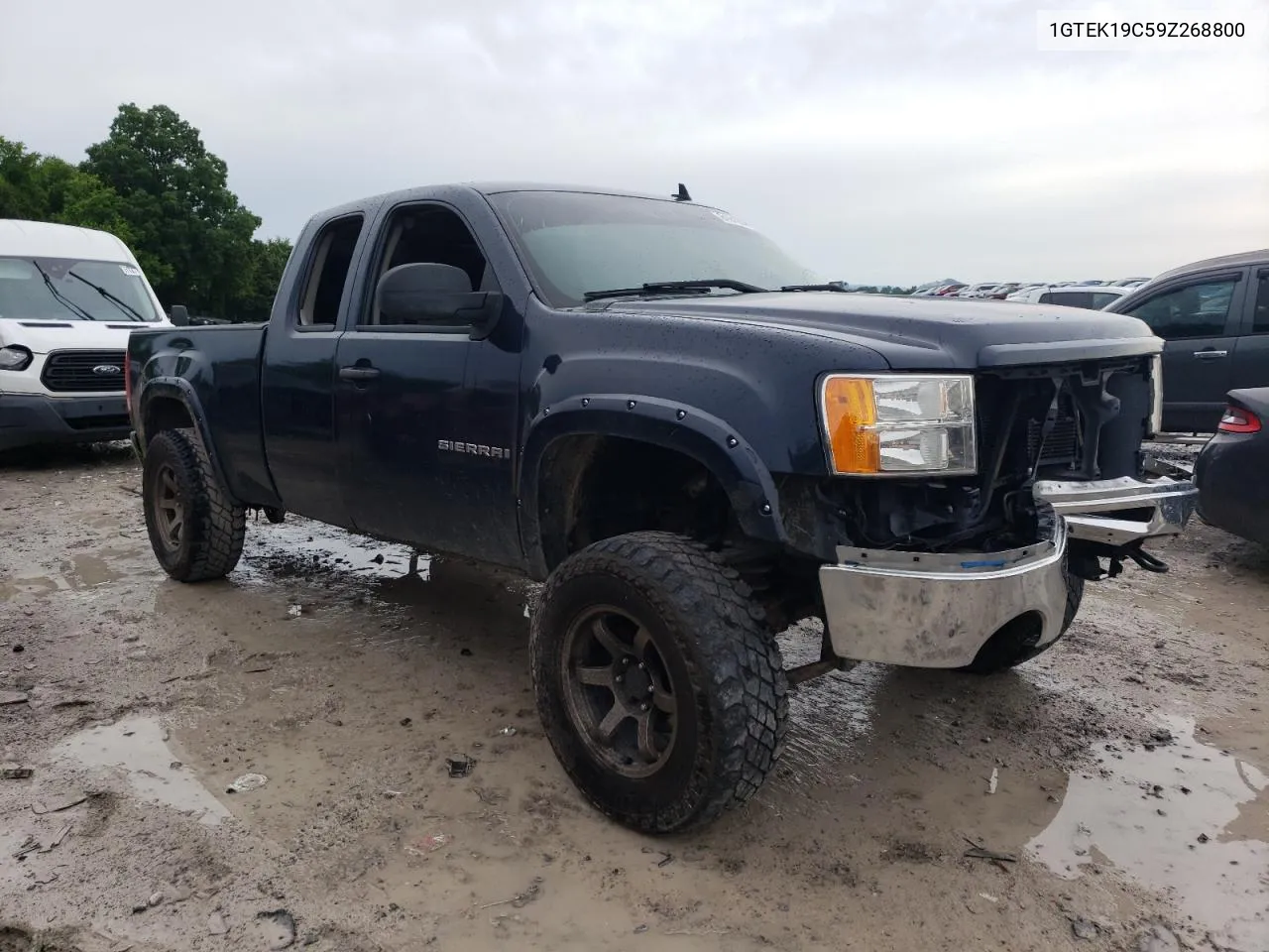 2009 GMC Sierra K1500 VIN: 1GTEK19C59Z268800 Lot: 61612294