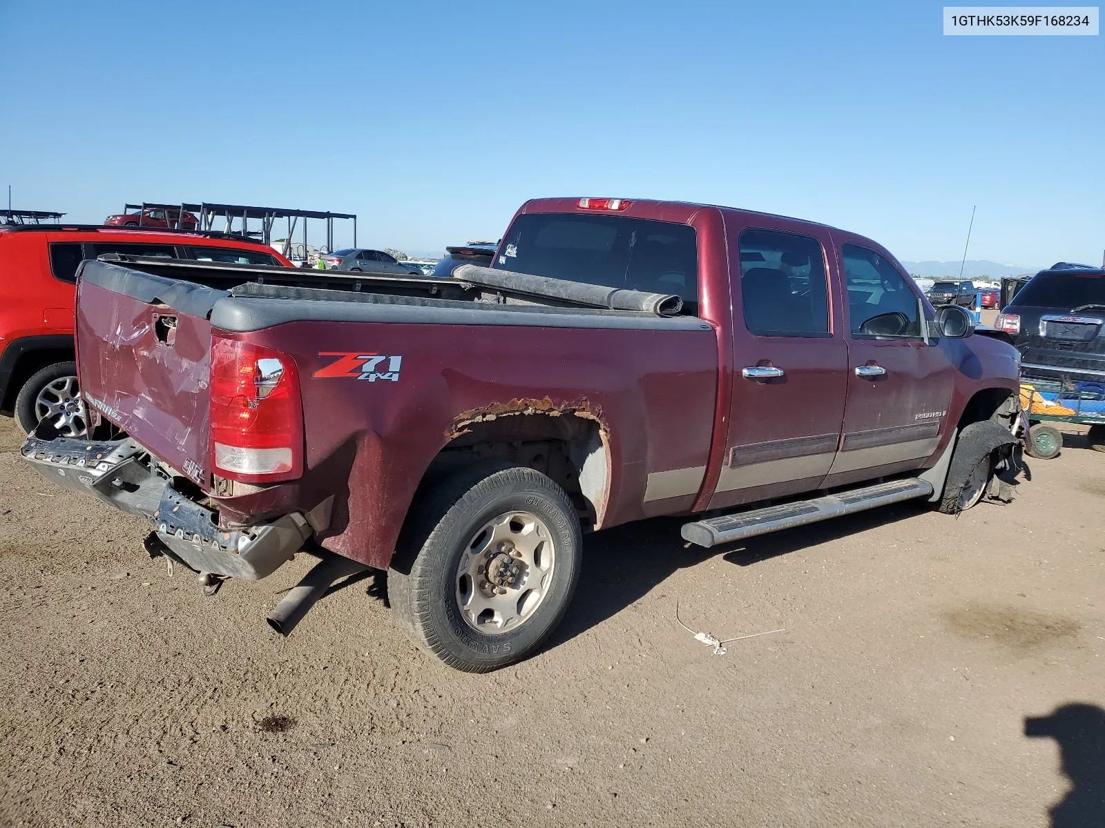 2009 GMC Sierra K2500 Sle VIN: 1GTHK53K59F168234 Lot: 62295164