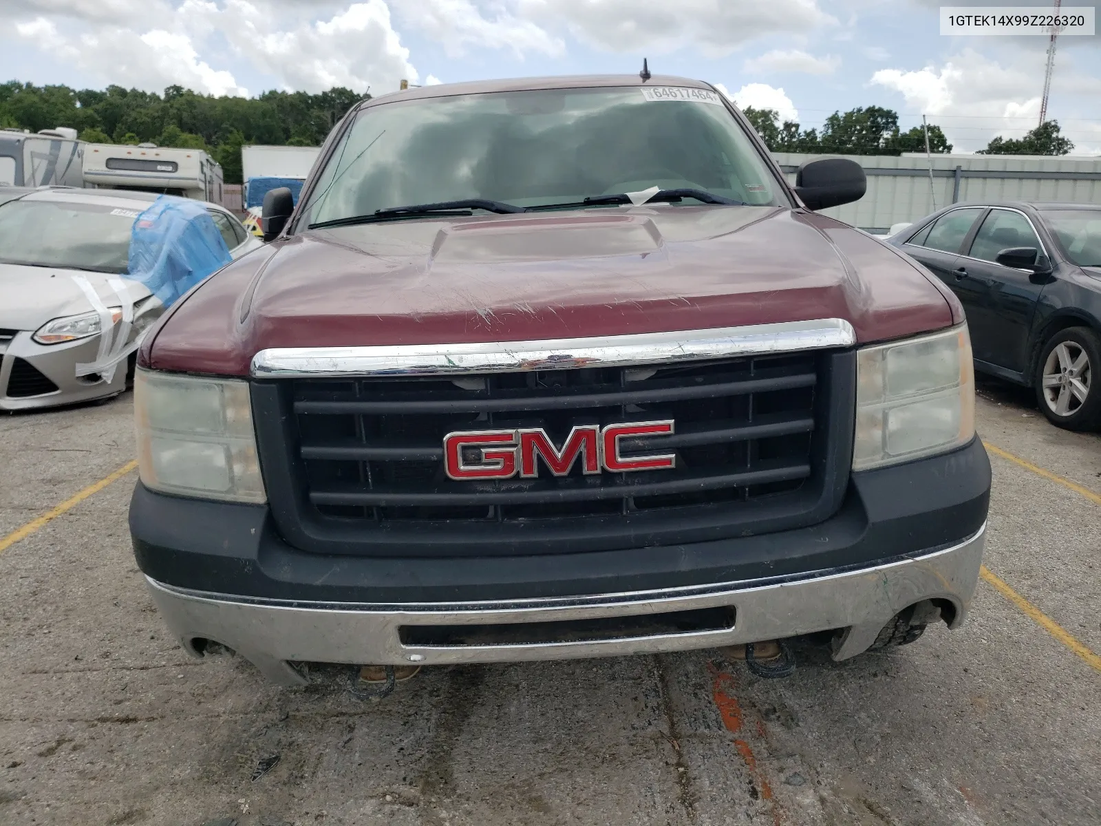 2009 GMC Sierra K1500 VIN: 1GTEK14X99Z226320 Lot: 64617464