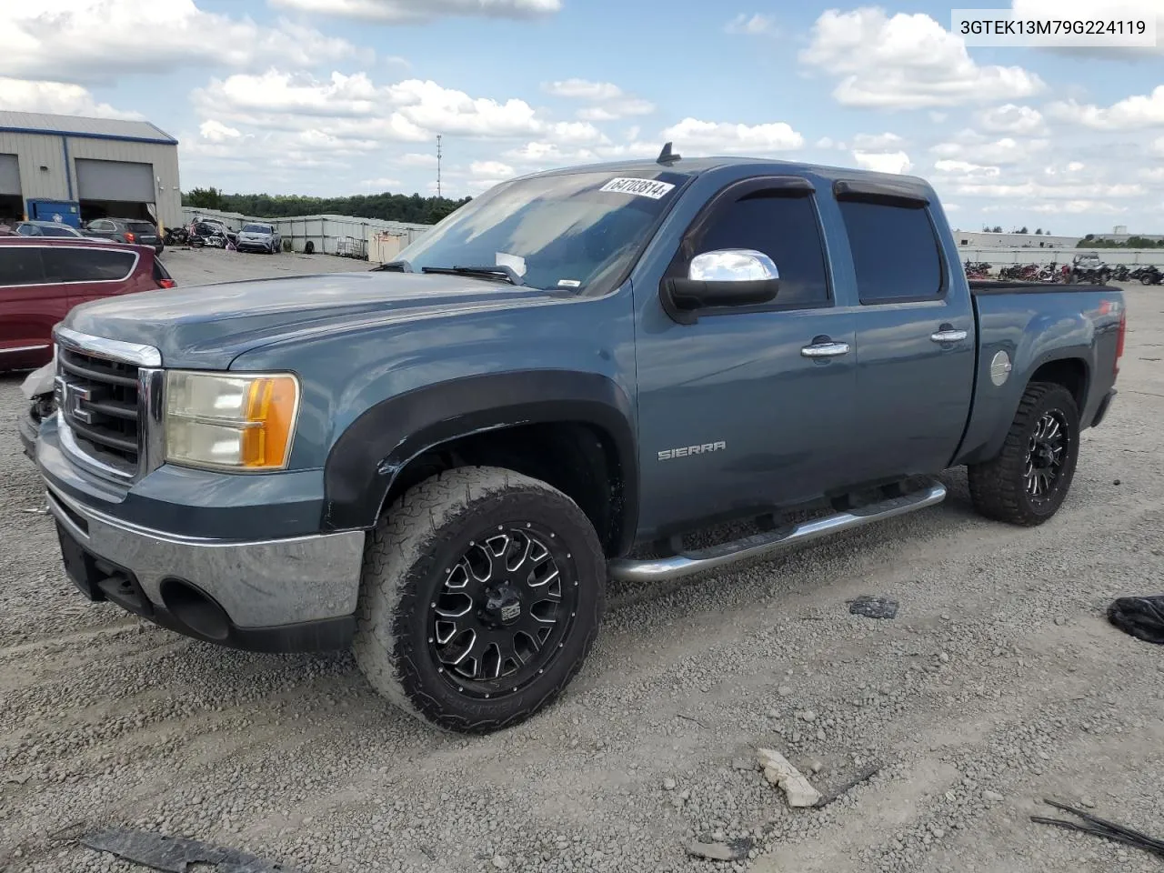 2009 GMC Sierra K1500 VIN: 3GTEK13M79G224119 Lot: 64703814