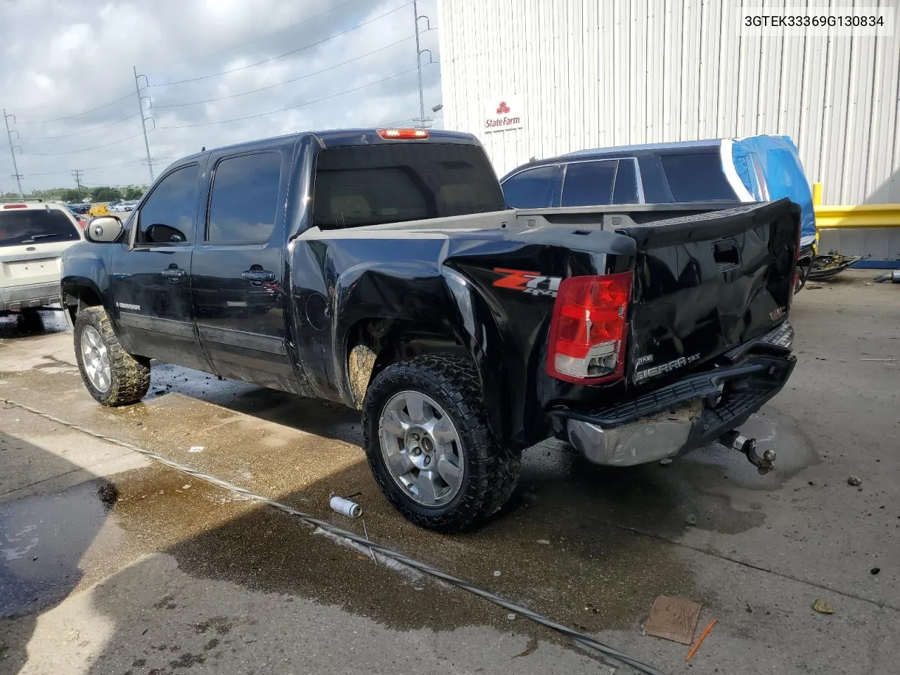 2009 GMC Sierra K1500 Slt VIN: 3GTEK33369G130834 Lot: 65037954