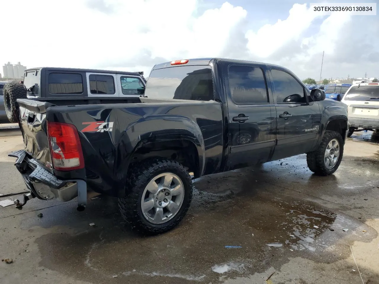 2009 GMC Sierra K1500 Slt VIN: 3GTEK33369G130834 Lot: 65037954