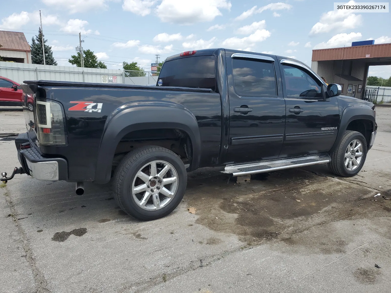 2009 GMC Sierra K1500 Sle VIN: 3GTEK23339G267174 Lot: 65331944