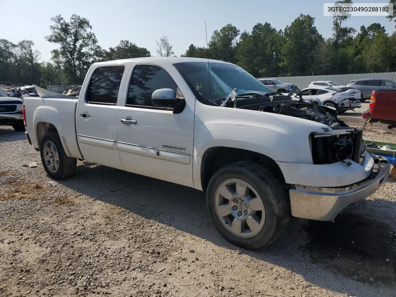 2009 GMC Sierra C1500 Sle VIN: 3GTEC23049G288182 Lot: 65628264