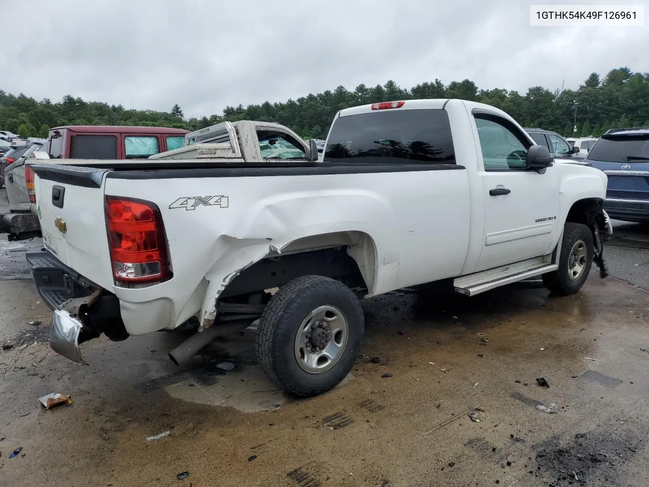 2009 GMC Sierra K2500 Sle VIN: 1GTHK54K49F126961 Lot: 65971294