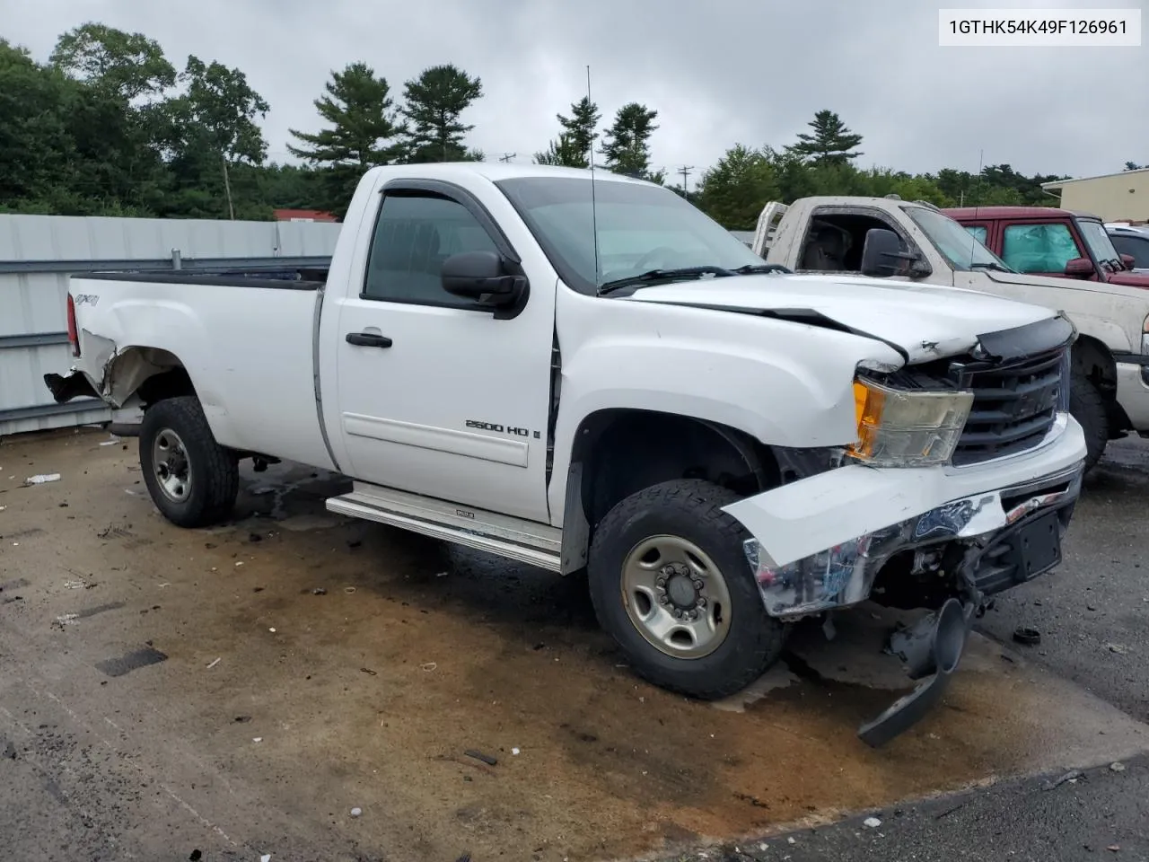 2009 GMC Sierra K2500 Sle VIN: 1GTHK54K49F126961 Lot: 65971294