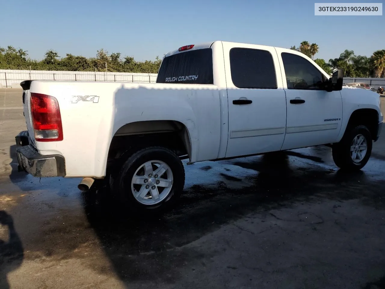 2009 GMC Sierra K1500 Sle VIN: 3GTEK23319G249630 Lot: 66561694