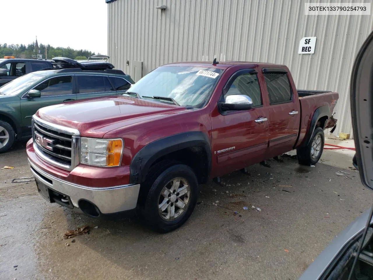 2009 GMC Sierra K1500 VIN: 3GTEK13379G254793 Lot: 66771744