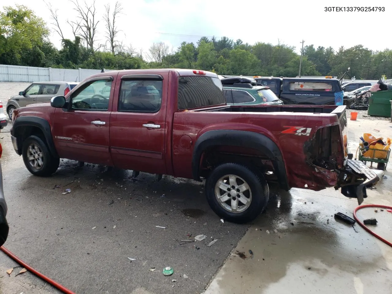 2009 GMC Sierra K1500 VIN: 3GTEK13379G254793 Lot: 66771744