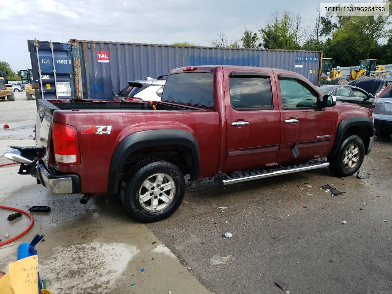 2009 GMC Sierra K1500 VIN: 3GTEK13379G254793 Lot: 66771744