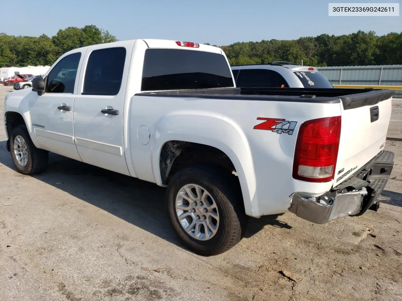 2009 GMC Sierra K1500 Sle VIN: 3GTEK23369G242611 Lot: 67116583