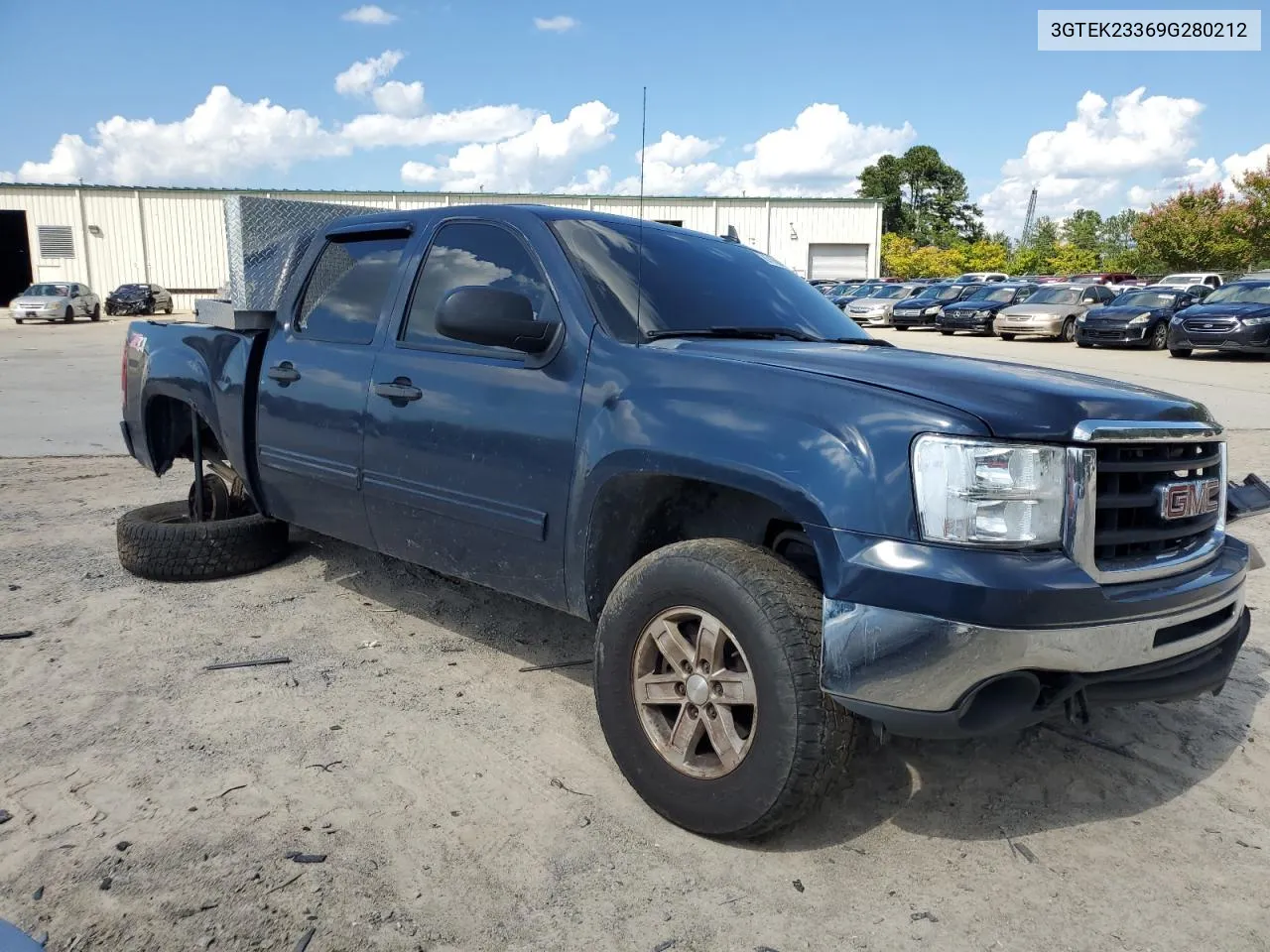 2009 GMC Sierra K1500 Sle VIN: 3GTEK23369G280212 Lot: 67668104