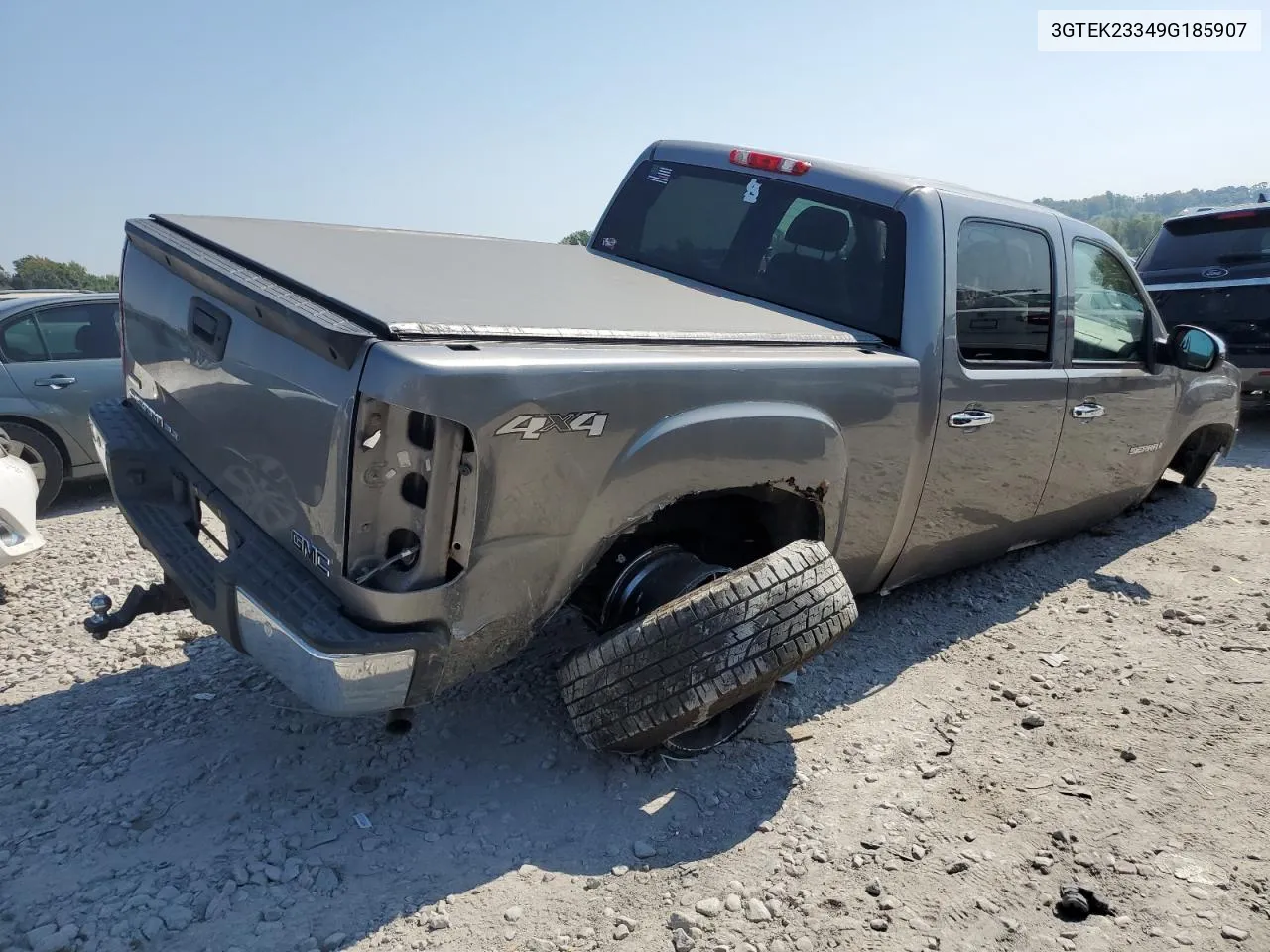 2009 GMC Sierra K1500 Sle VIN: 3GTEK23349G185907 Lot: 69096604