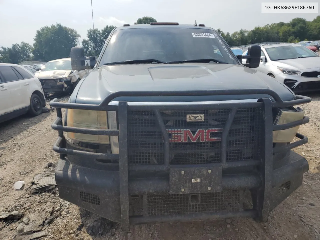 2009 GMC Sierra K2500 Sle VIN: 1GTHK53629F186760 Lot: 69391464