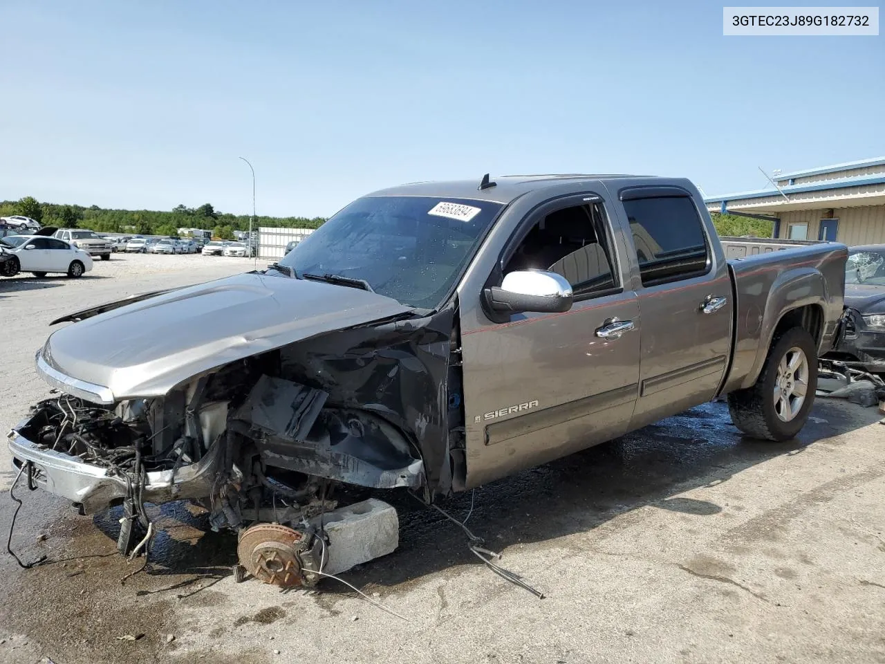 2009 GMC Sierra C1500 Sle VIN: 3GTEC23J89G182732 Lot: 69683694