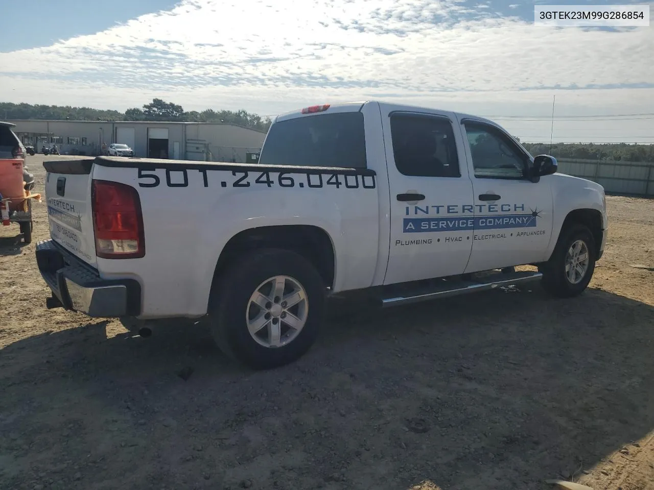 3GTEK23M99G286854 2009 GMC Sierra K1500 Sle