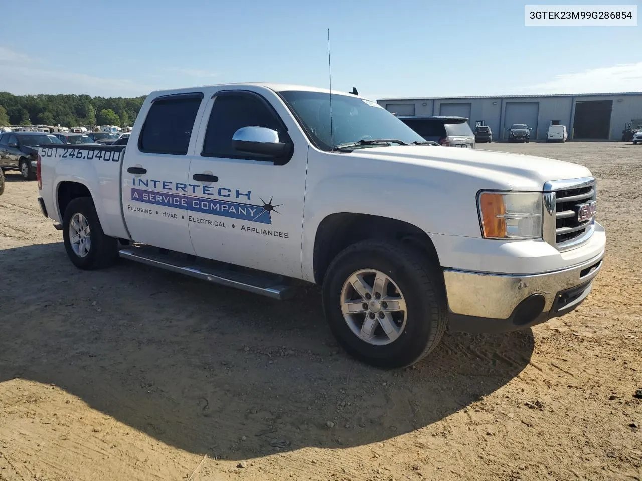 2009 GMC Sierra K1500 Sle VIN: 3GTEK23M99G286854 Lot: 69990284