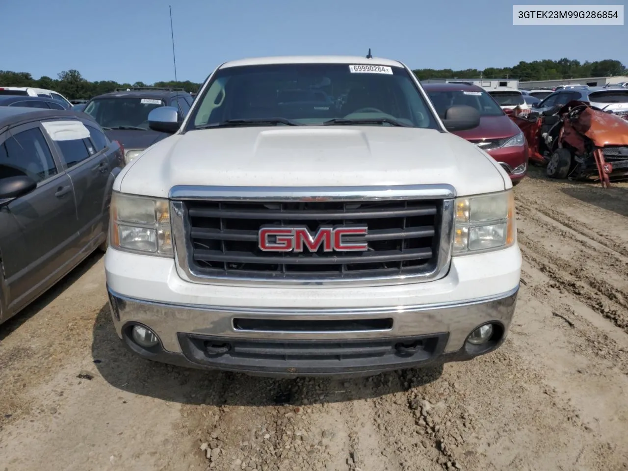 2009 GMC Sierra K1500 Sle VIN: 3GTEK23M99G286854 Lot: 69990284