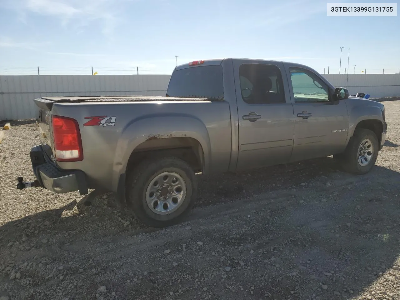 2009 GMC Sierra K1500 VIN: 3GTEK13399G131755 Lot: 70634114