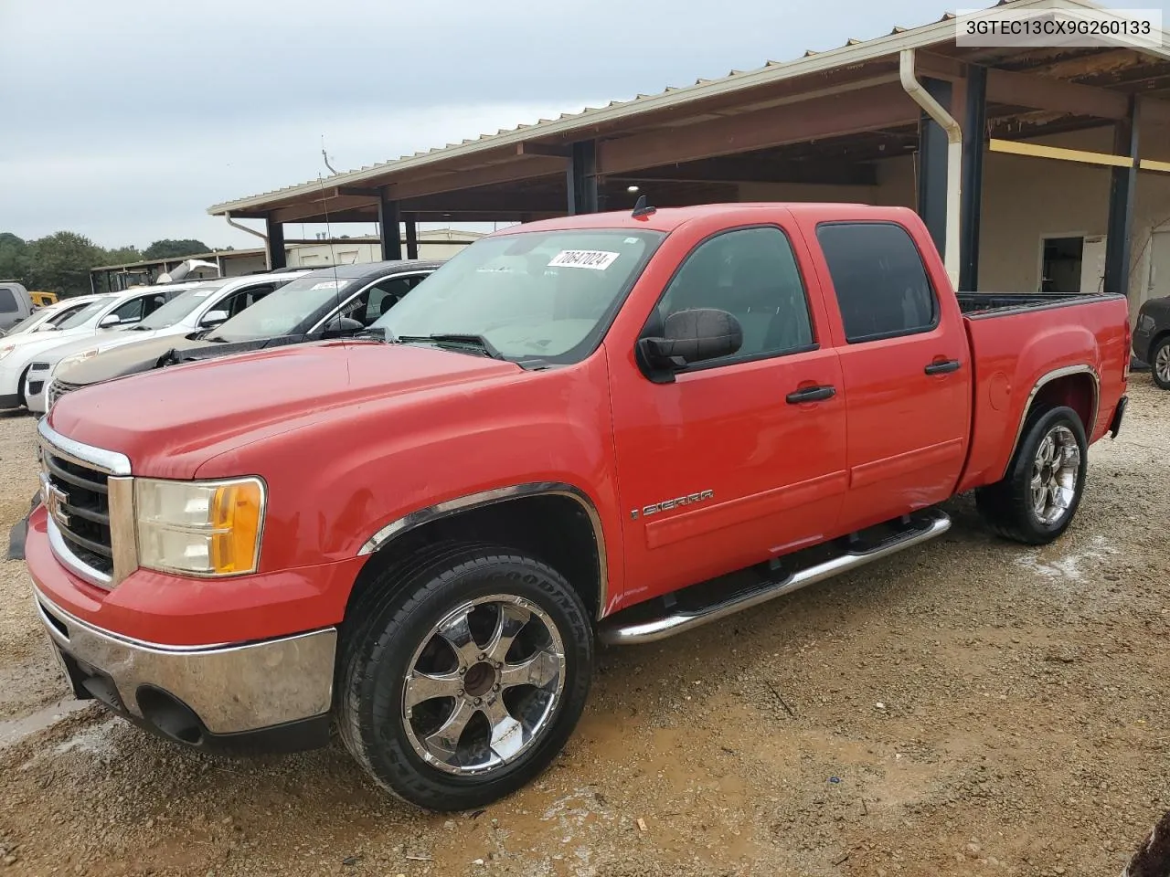 2009 GMC Sierra C1500 VIN: 3GTEC13CX9G260133 Lot: 70647024