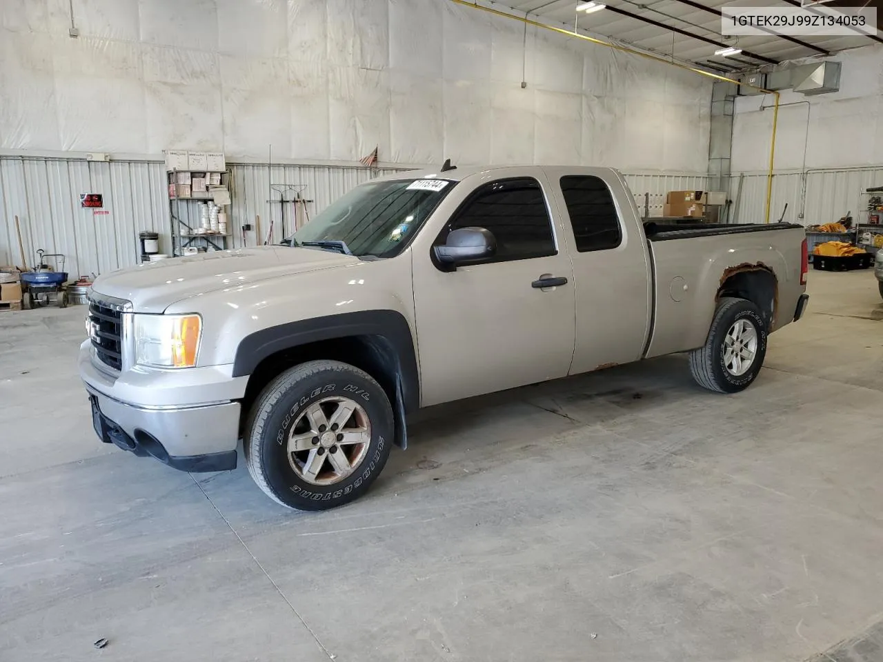 2009 GMC Sierra K1500 Sle VIN: 1GTEK29J99Z134053 Lot: 71115744