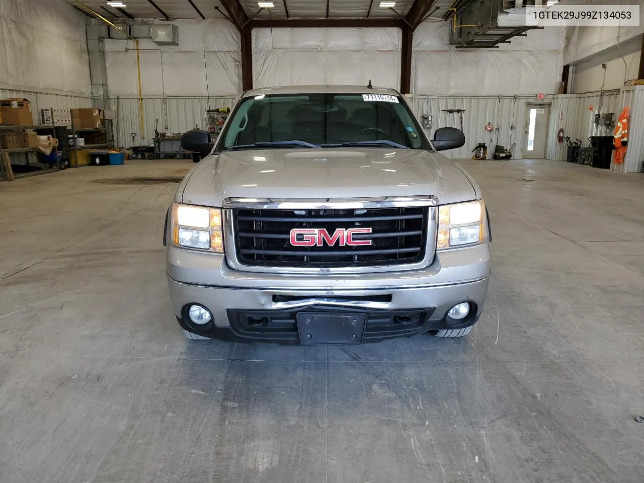 2009 GMC Sierra K1500 Sle VIN: 1GTEK29J99Z134053 Lot: 71115744