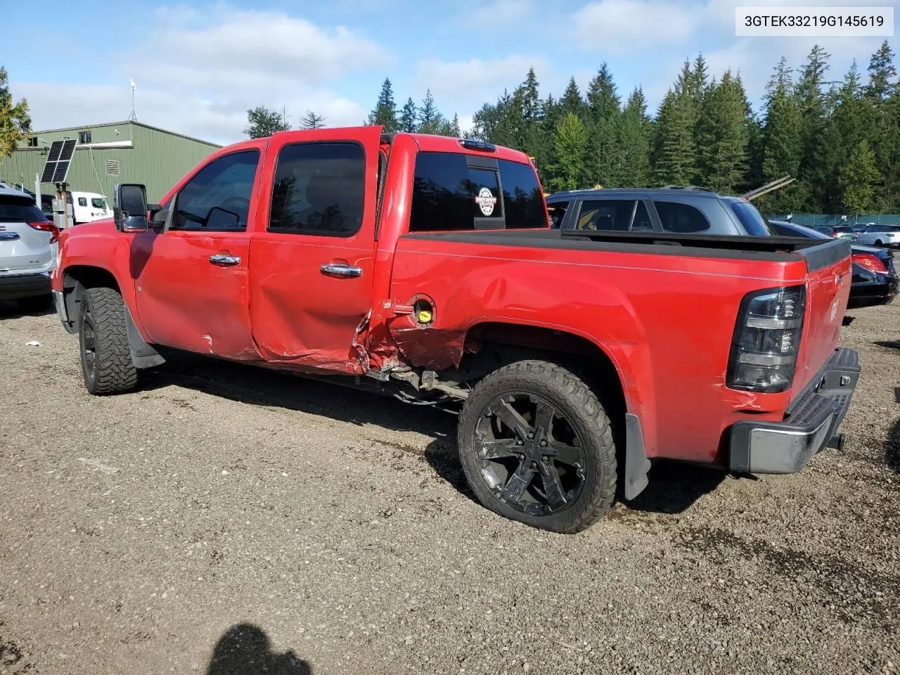 2009 GMC Sierra K1500 Slt VIN: 3GTEK33219G145619 Lot: 71120544