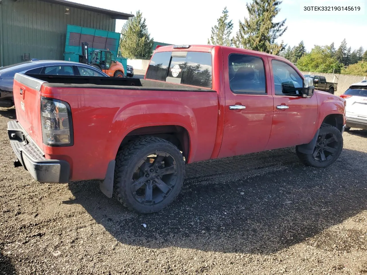 2009 GMC Sierra K1500 Slt VIN: 3GTEK33219G145619 Lot: 71120544