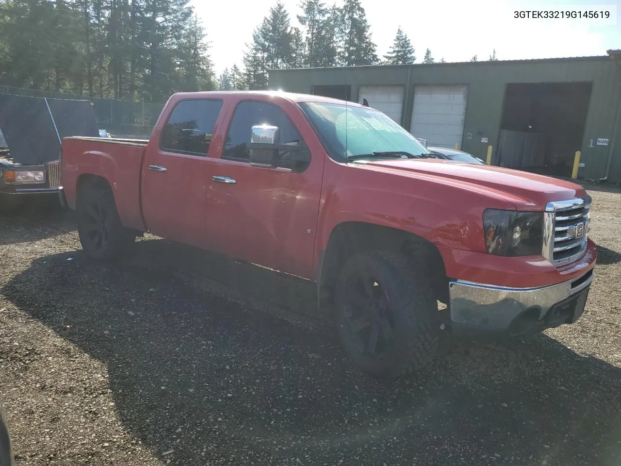 2009 GMC Sierra K1500 Slt VIN: 3GTEK33219G145619 Lot: 71120544