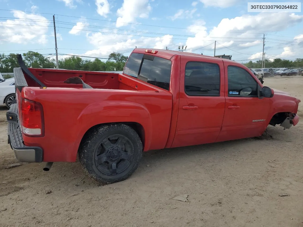 2009 GMC Sierra C1500 Slt VIN: 3GTEC33079G264822 Lot: 71272424