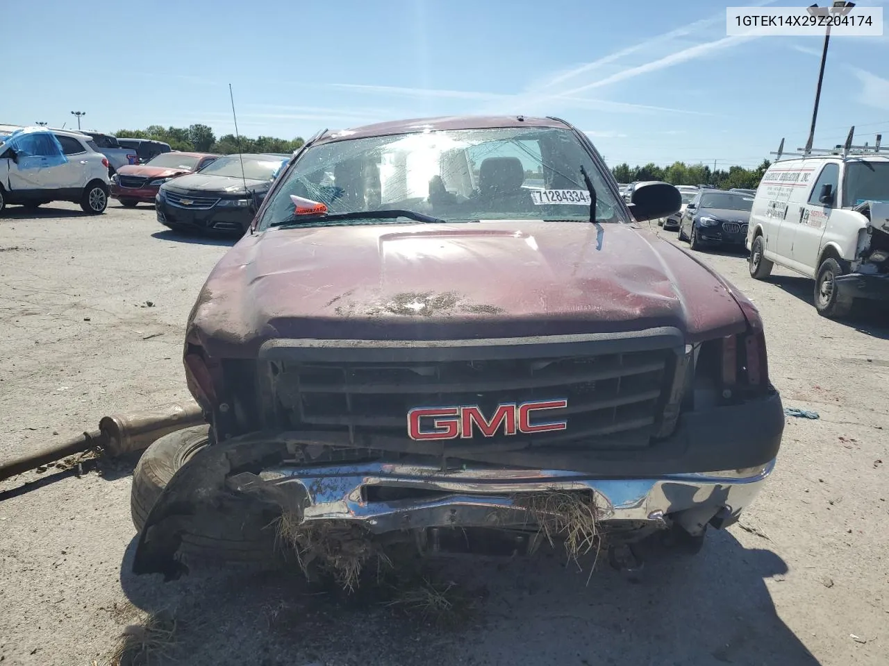 2009 GMC Sierra K1500 VIN: 1GTEK14X29Z204174 Lot: 71284334