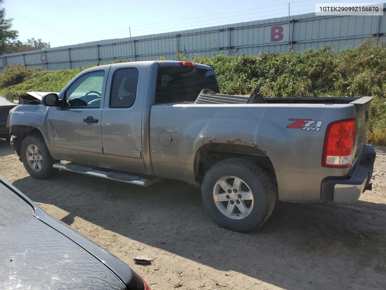 1GTEK29099Z156870 2009 GMC Sierra K1500 Sle