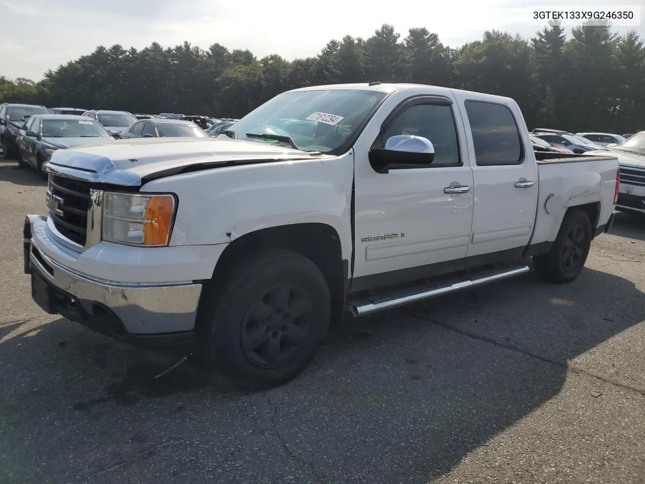 2009 GMC Sierra K1500 VIN: 3GTEK133X9G246350 Lot: 71612294