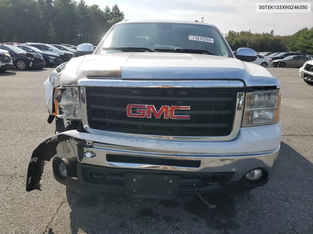 2009 GMC Sierra K1500 VIN: 3GTEK133X9G246350 Lot: 71612294