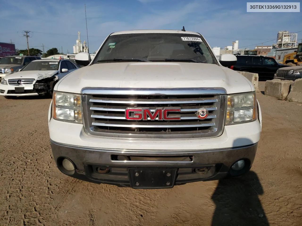 2009 GMC Sierra K1500 VIN: 3GTEK13369G132913 Lot: 71673564