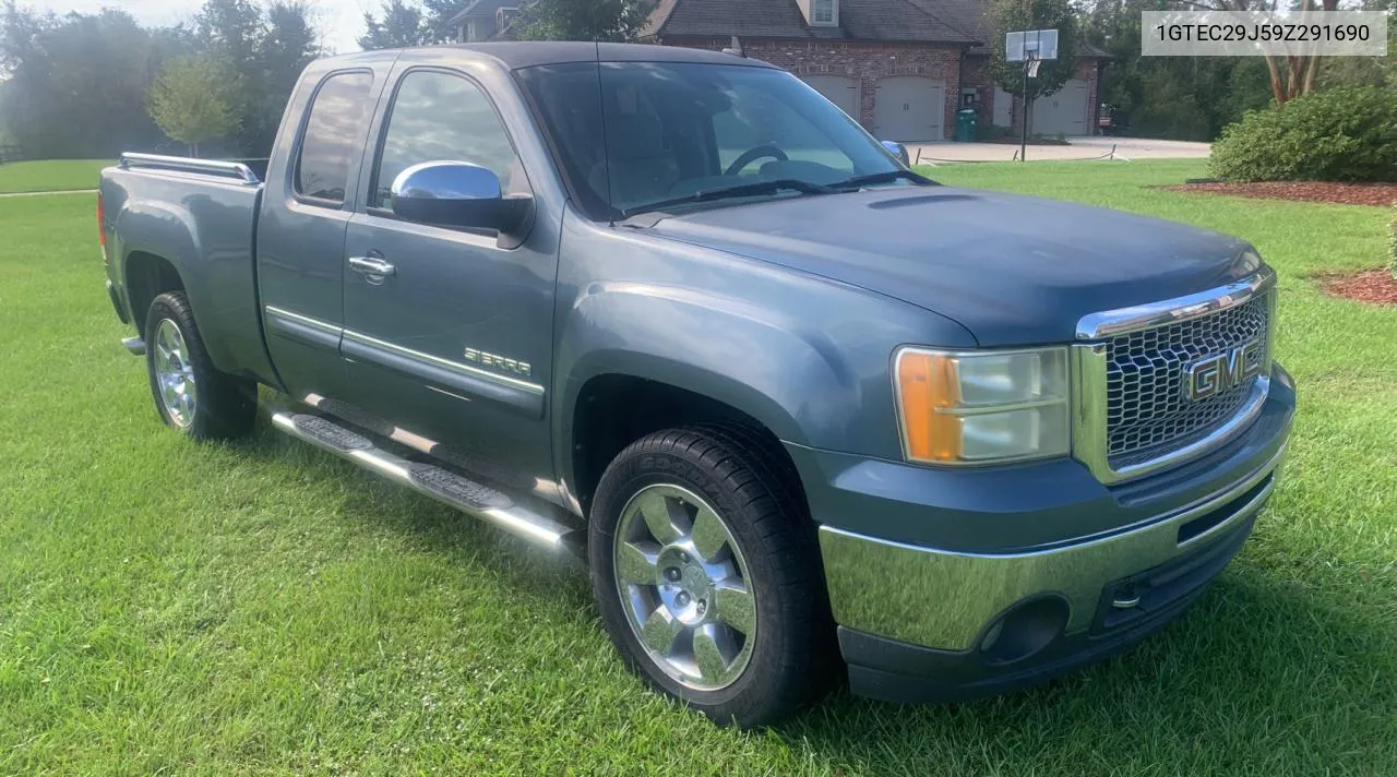 2009 GMC Sierra C1500 Sle VIN: 1GTEC29J59Z291690 Lot: 71962274