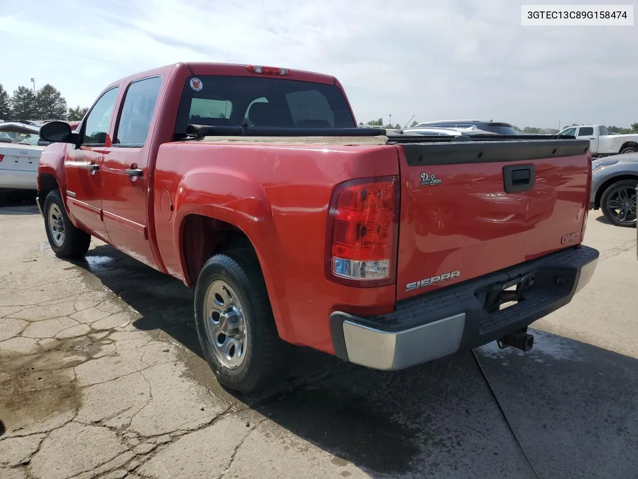 2009 GMC Sierra C1500 VIN: 3GTEC13C89G158474 Lot: 71975484