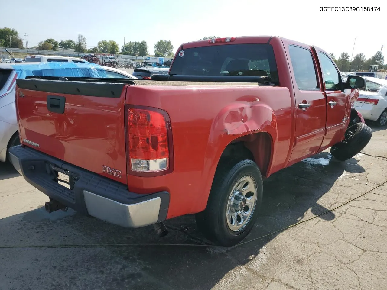 2009 GMC Sierra C1500 VIN: 3GTEC13C89G158474 Lot: 71975484