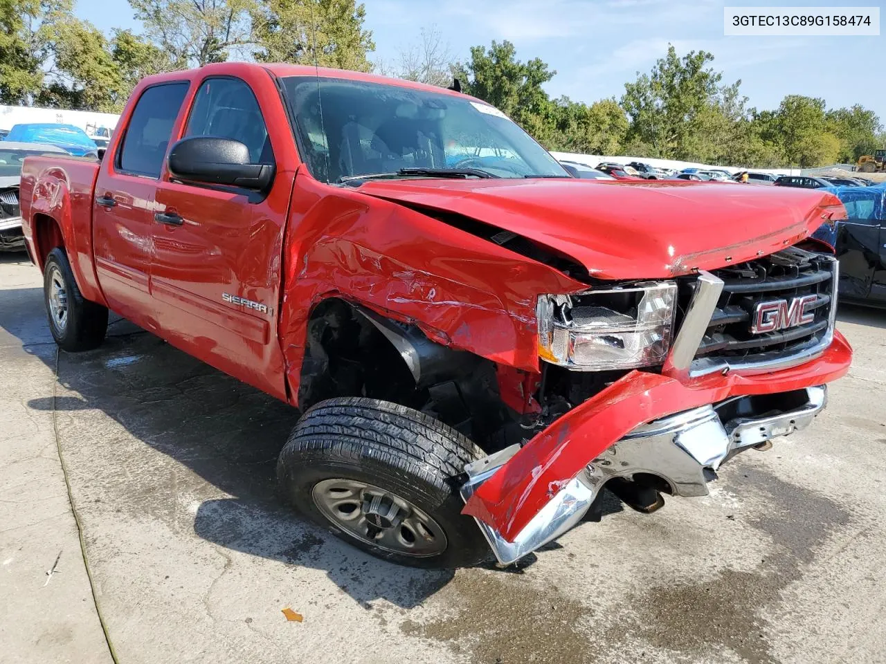 2009 GMC Sierra C1500 VIN: 3GTEC13C89G158474 Lot: 71975484