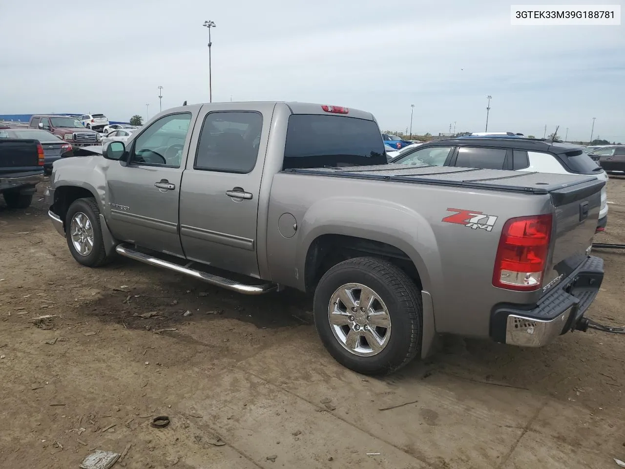 2009 GMC Sierra K1500 Slt VIN: 3GTEK33M39G188781 Lot: 72158144